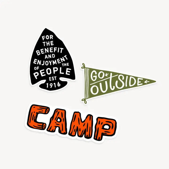 Vinyl Sticker Three Pack