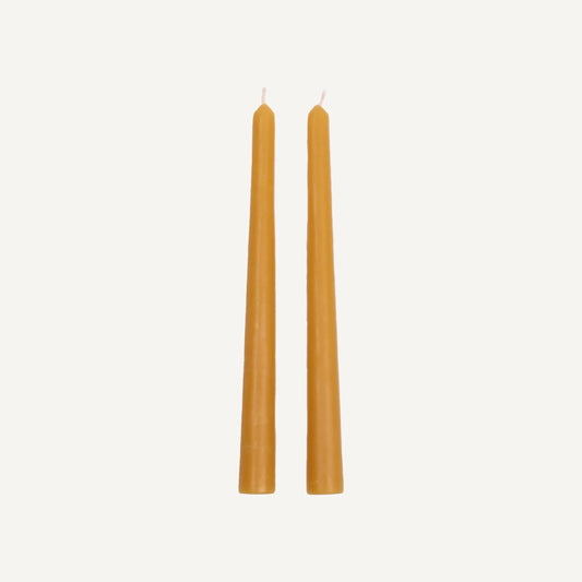 Beeswax Taper Candles (Set of 2)