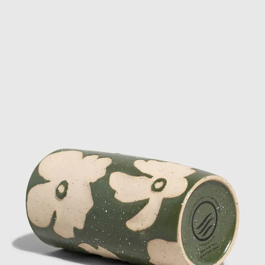 10 oz. Insulated Stoneware Travel Mug in Autumn Bloom