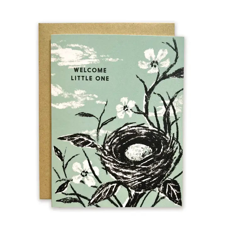Welcome Little Ones Nest Card