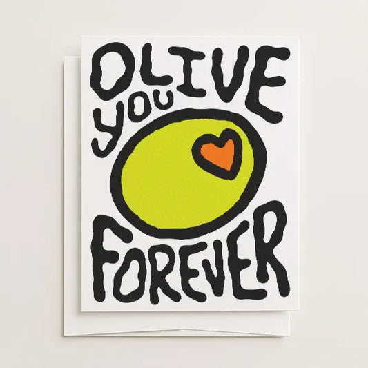 Olive You Forever Card