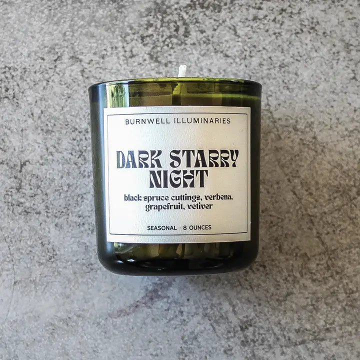 Dark Starry Night - Burnwell Candle