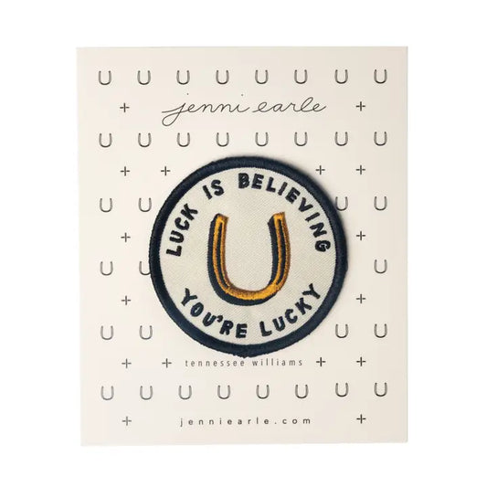 'Good Luck' Woven Patch