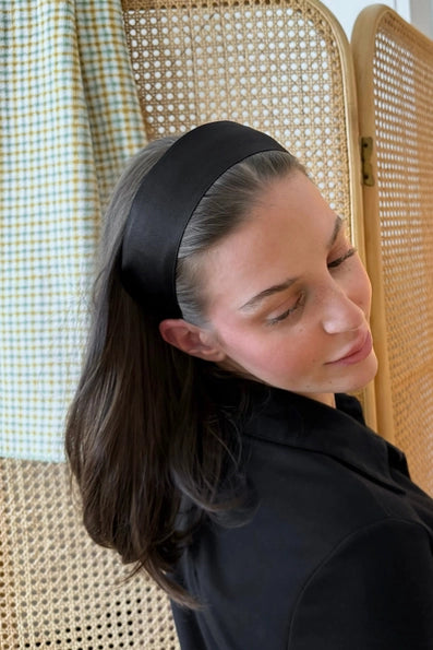 Olivia Headband in Ebony
