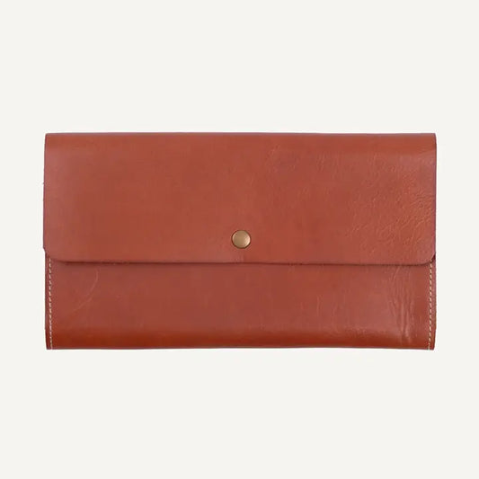 The Clutch in Tan