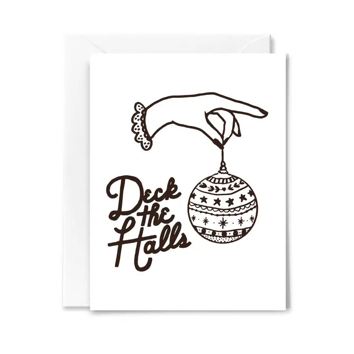 Deck The Halls Card
