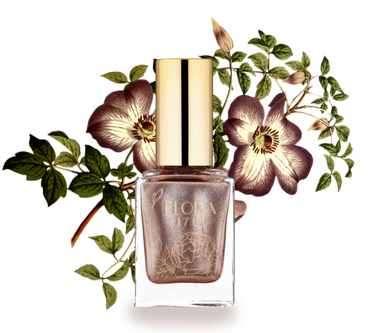 Flora 1761 Nail Lacquer in Speckled Hellebore