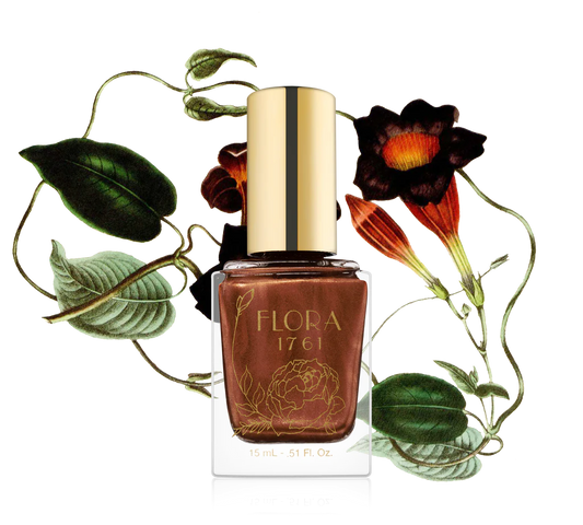 Flora 1761 Nail Lacquer in Chocolate Cosmos